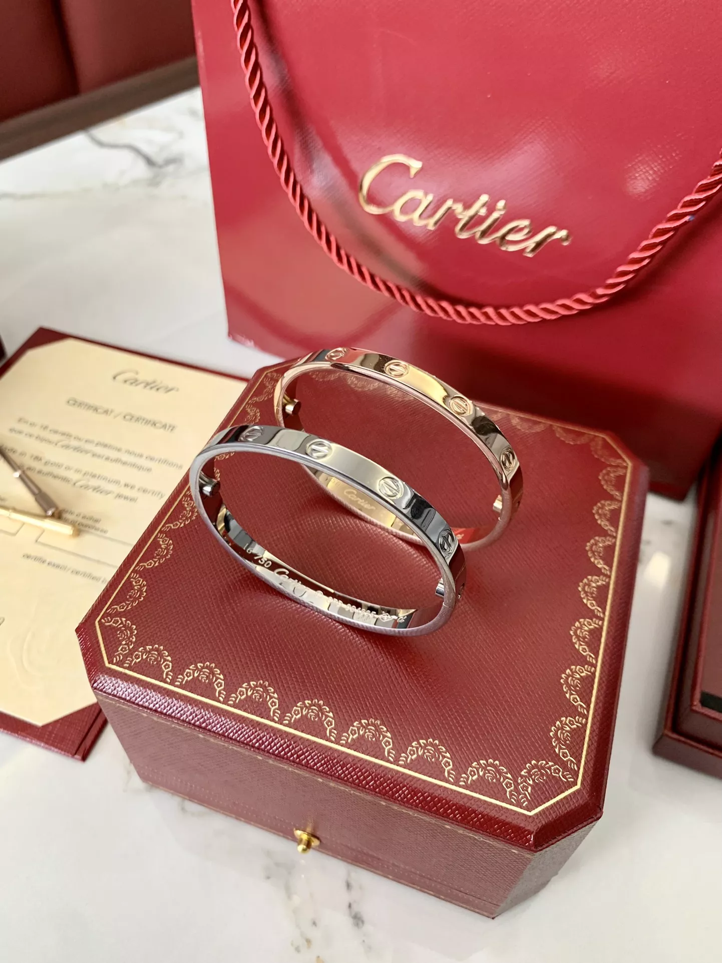 Cartier Au750 bracelet