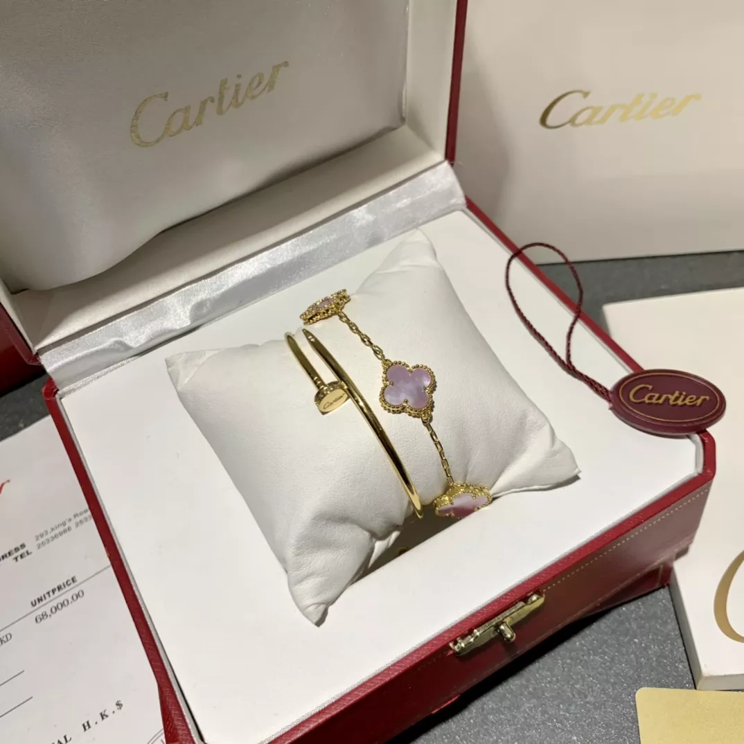 Cartier Four-leaf clover Bracelet Set