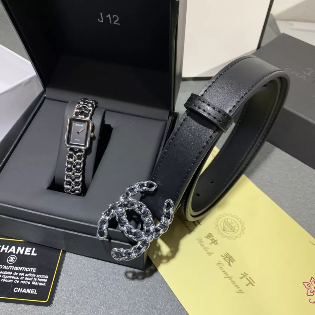 Chanel watch+Belt Set