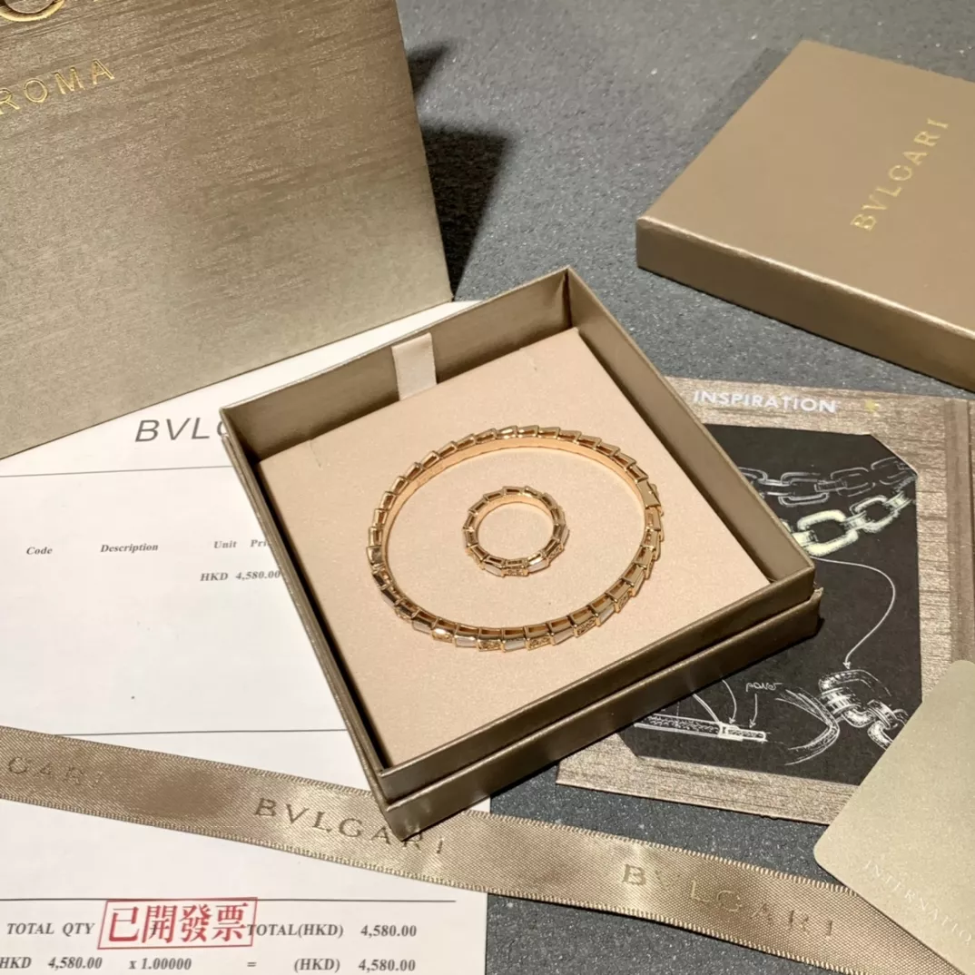 BVLGARI Bracelet+ring set